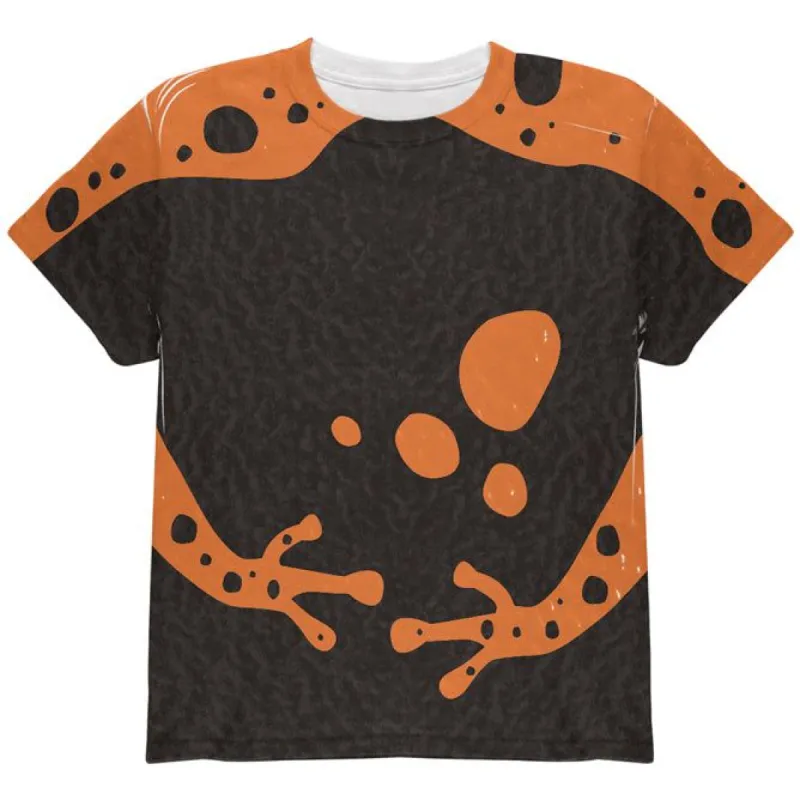 Halloween Costume Orange Banded Poison Dart Frog Costume All Over Youth T Shirt sold by Old Glory
