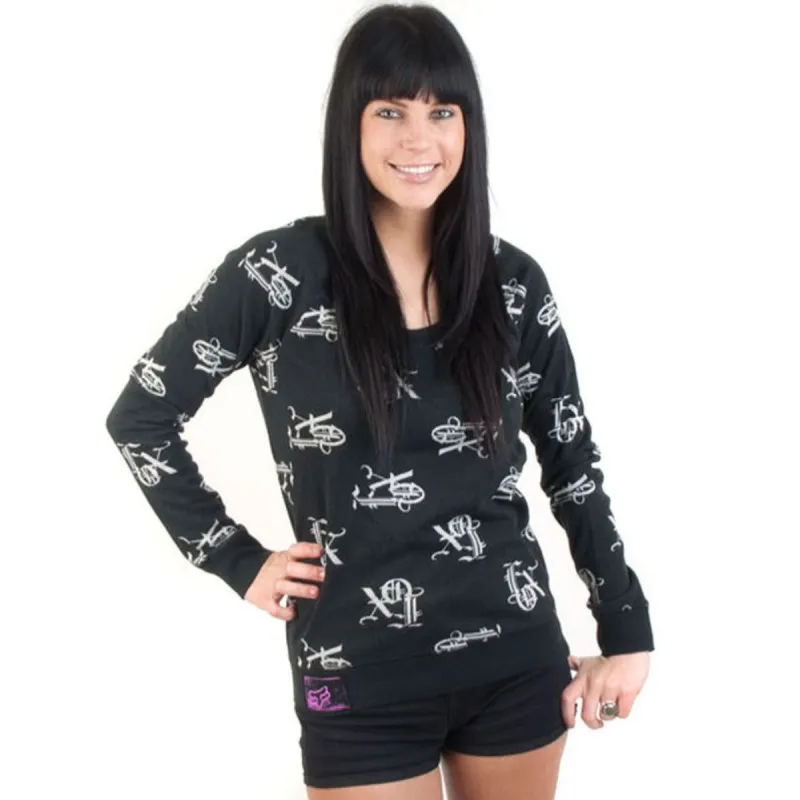 Fox - Champion Black Juniors Pullover Sweater sold by Old Glory