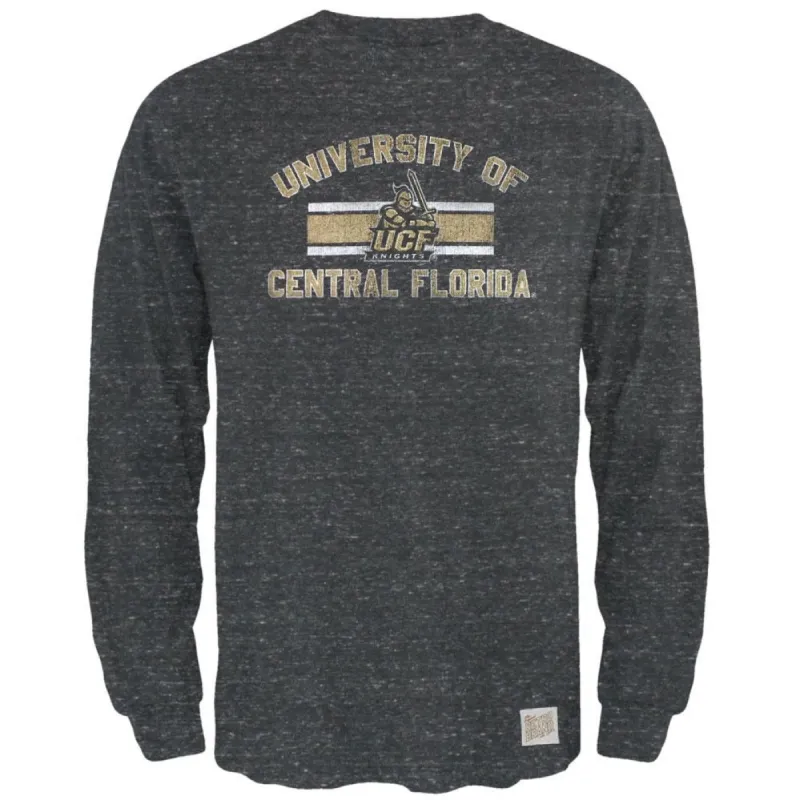 UCF Knights - Bar Logo Tri-Blend Adult Long Sleeve T-Shirt sold by Old Glory