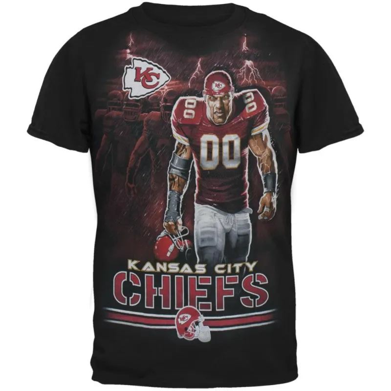 Kansas City Chiefs - Tunnel Adult T-Shirt sold by Old Glory