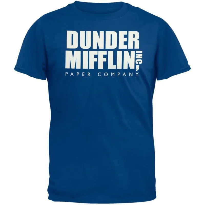 The Office - Dunder Mifflin Blue T-Shirt sold by Old Glory