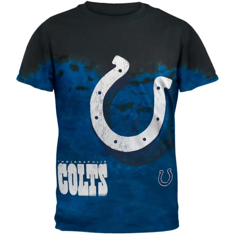 Indianapolis Colts - Fade Tie Dye T-Shirt sold by Old Glory