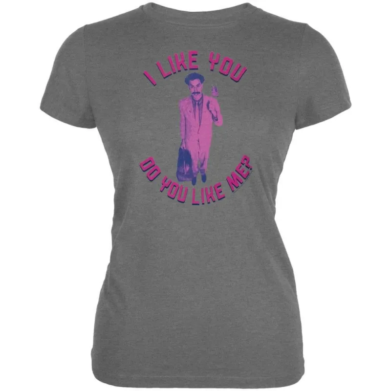 Borat - I Like You Juniors T-Shirt sold by Old Glory