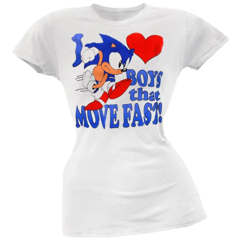 Sonic The Hedgehog - Fast Juniors T-Shirt sold by Old Glory