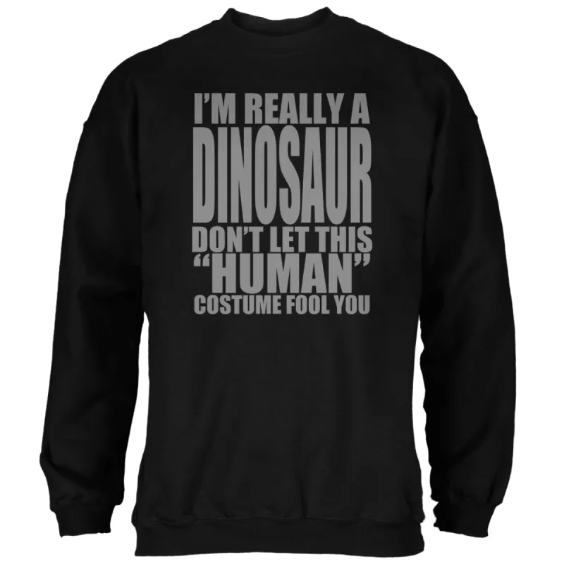 Halloween Human Dinosaur Costume Mens Sweatshirt sold by Old Glory