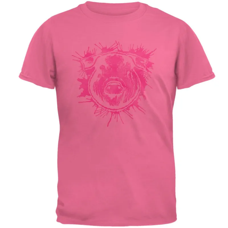 Piggy Pretty in Pink Mens T Shirt sold by Old Glory