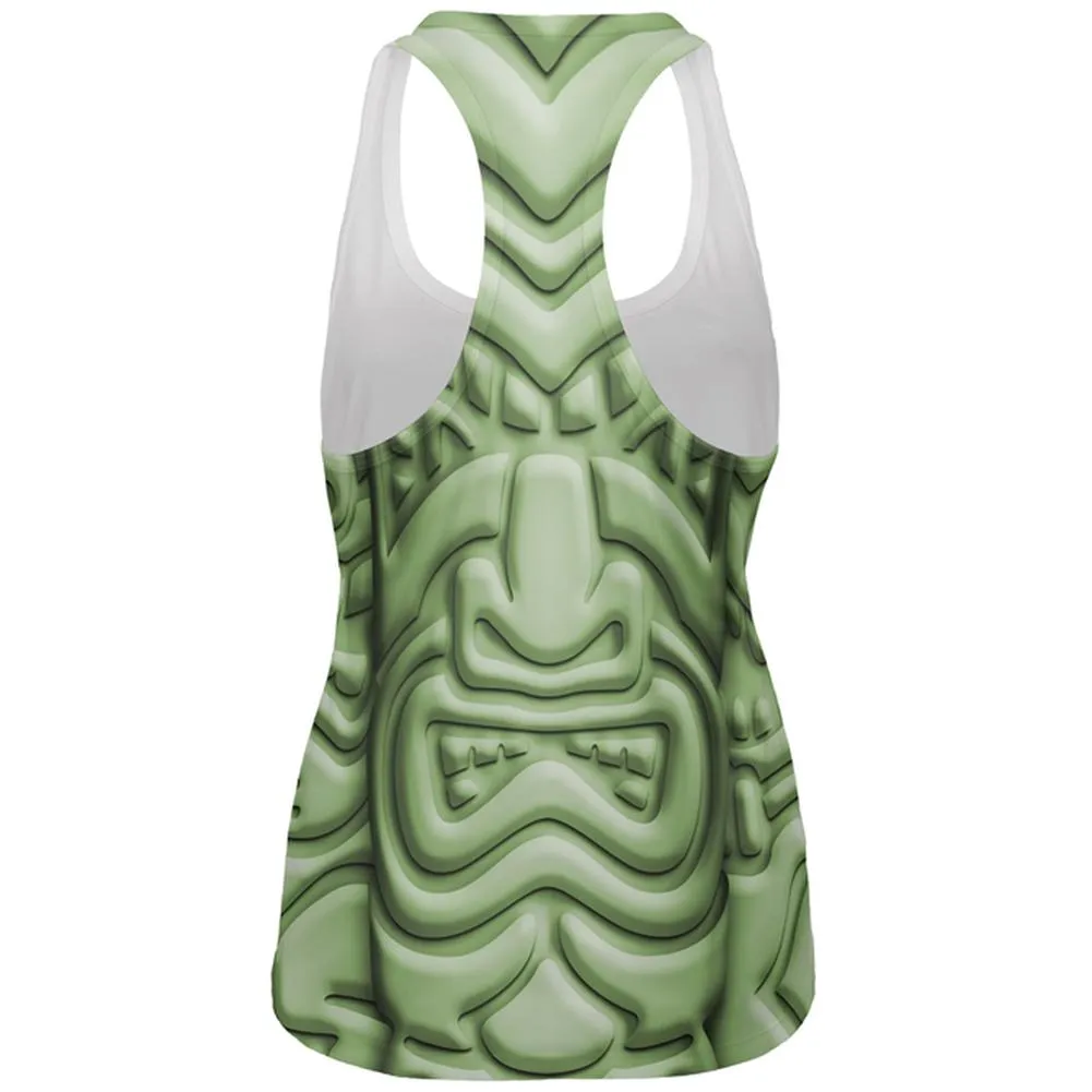 Tiki God Green Face Luau All Over Womens Work Out Tank Top sold by Old Glory product image thumbnail 2