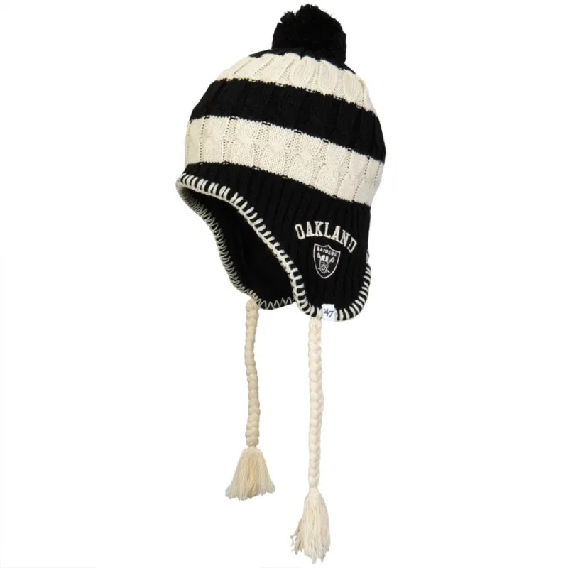 Oakland Raiders - Logo Sherpette Juniors Knit Hat sold by Old Glory