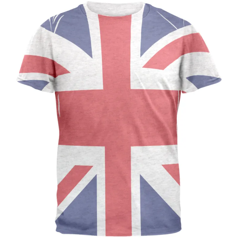 British Flag Union Jack Mens T Shirt sold by Old Glory