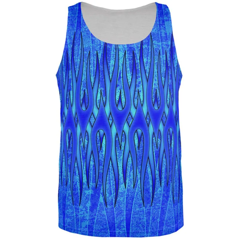 The Eternal Blue Flame All Over Mens Tank Top sold by Old Glory