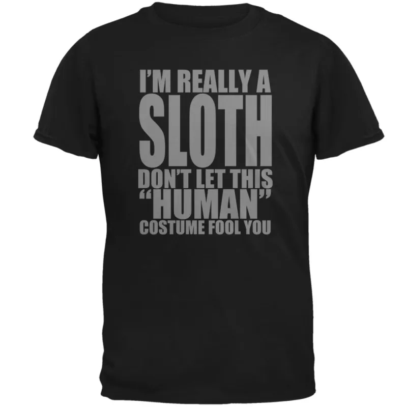 Halloween Human Sloth Costume Mens T Shirt sold by Old Glory