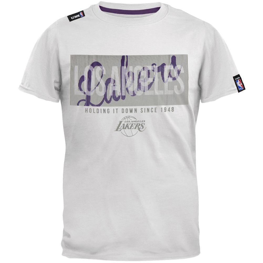 Los Angeles Lakers - Fine Line T-Shirt sold by Old Glory