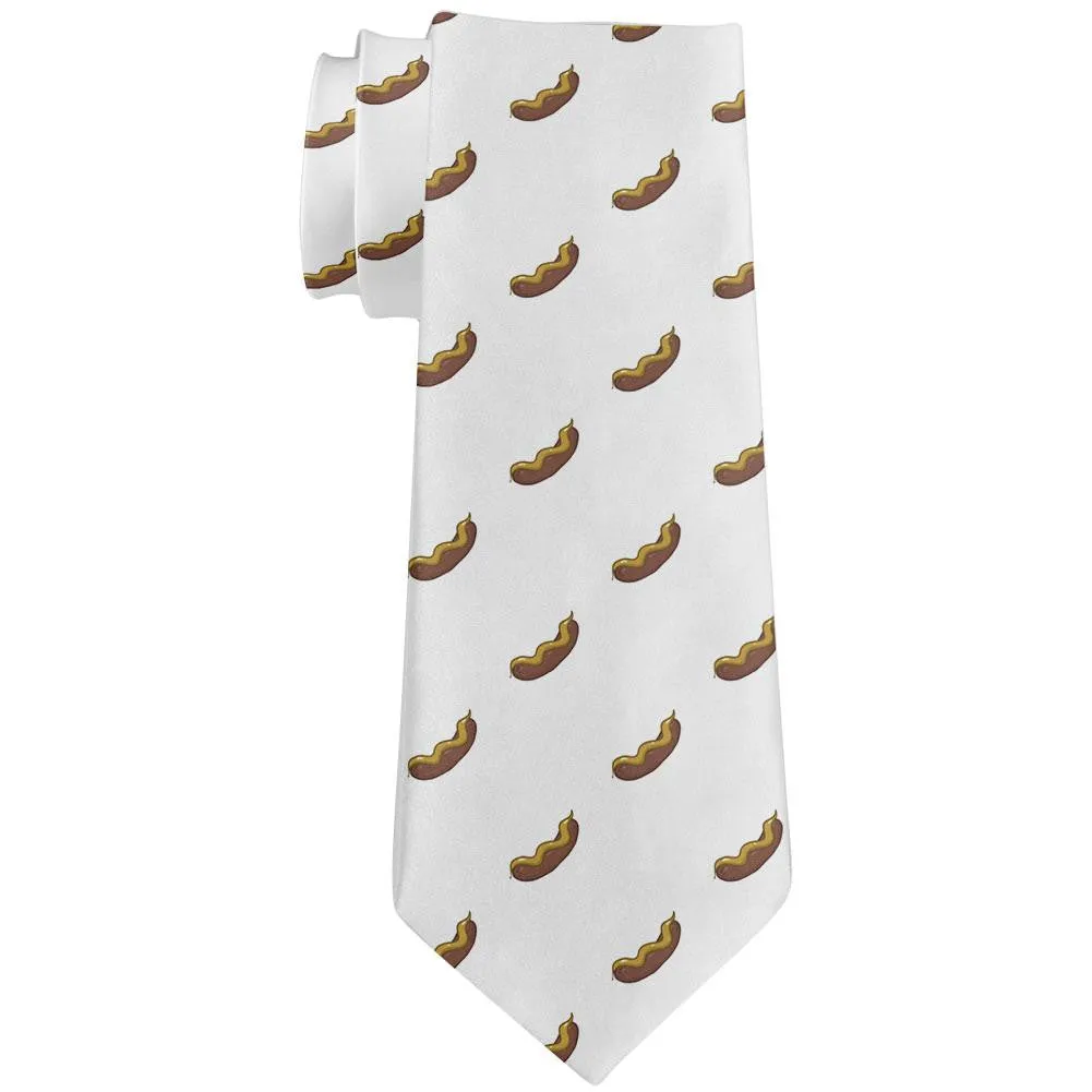 Weiner and Mustard All Over Neck Tie sold by Old Glory
