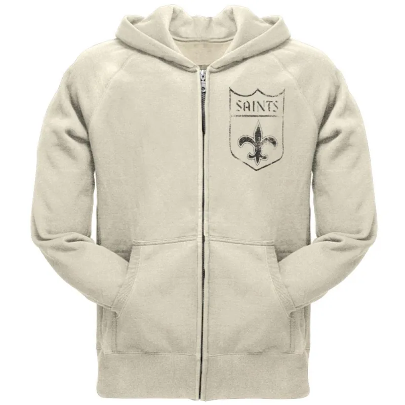 New Orleans Saints - Old School Logo Zip Hoodie made by Old Glory