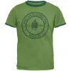 Mount Rainier National Park Vintage Heather Green Men's Ringer T-Shirt sold by Old Glory