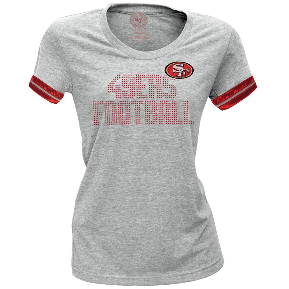San Francisco 49ers - Showtime Premium Juniors Scoop T-Shirt sold by Old Glory