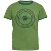 Rocky Mtn National Park Vintage Heather Green Men's Ringer T-Shirt sold by Old Glory