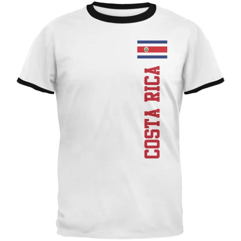 World Cup Costa Rica Mens Ringer T Shirt sold by Old Glory