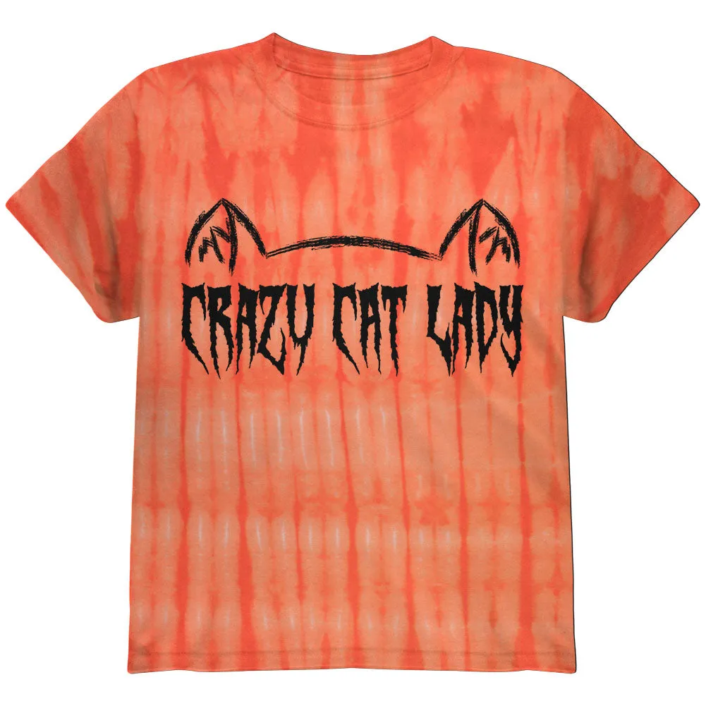 Halloween Crazy Cat Lady Youth T Shirt sold by Old Glory