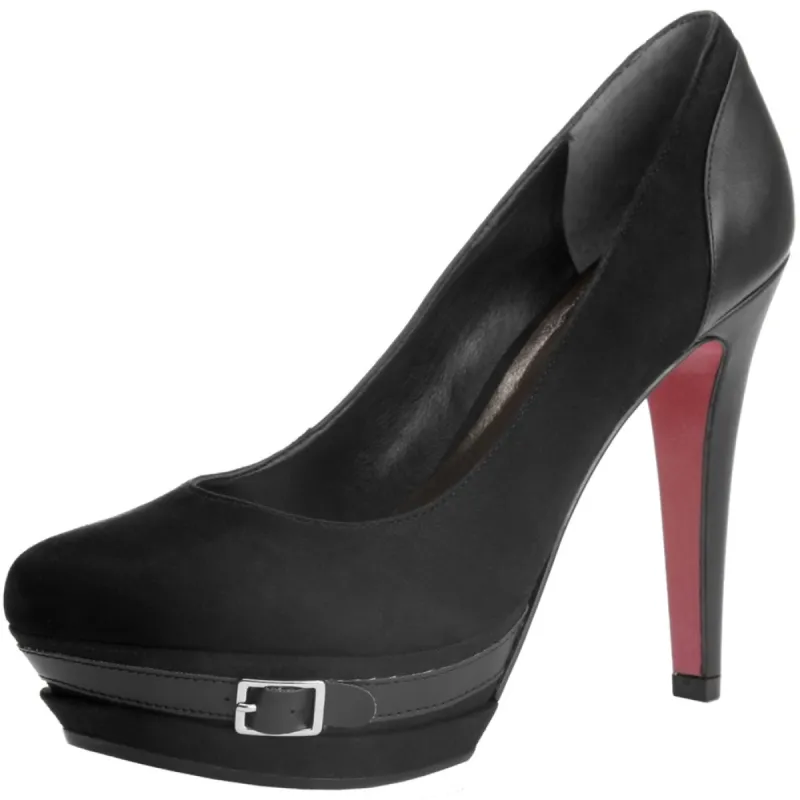 Paris Hilton Footwear - Yolanda - Black Suede sold by Old Glory