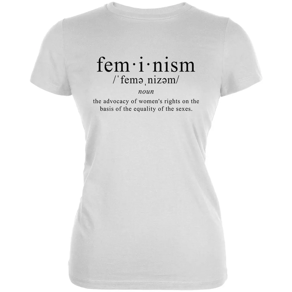 Feminism Definition Juniors Soft T Shirt sold by Old Glory