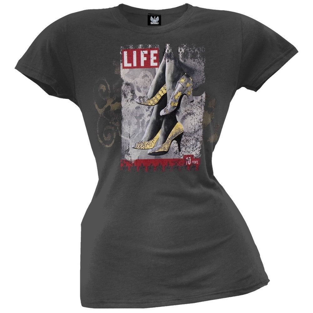 Life Magazine - Shoes Juniors T-Shirt sold by Old Glory