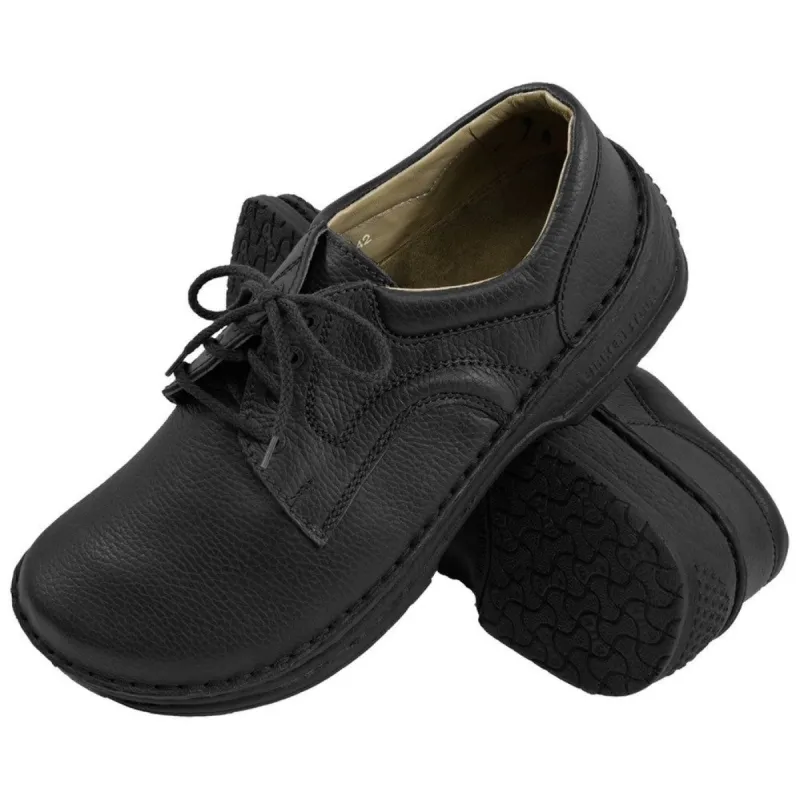 Birkenstock Derby - Black Leather sold by Old Glory