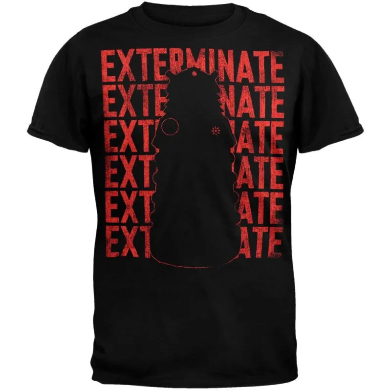 Doctor Who - Repeat Exterminate Dalek T-Shirt sold by Old Glory