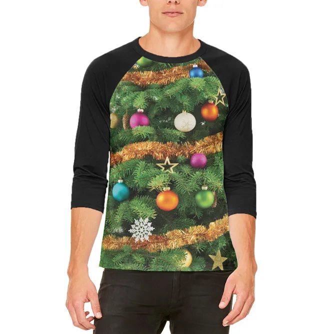 Christmas Tree Costume Mens Raglan T Shirt sold by Old Glory
