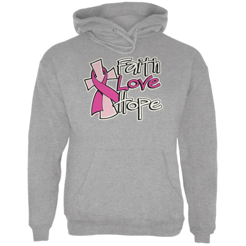Faith Love Hope Mens Hoodie sold by Old Glory