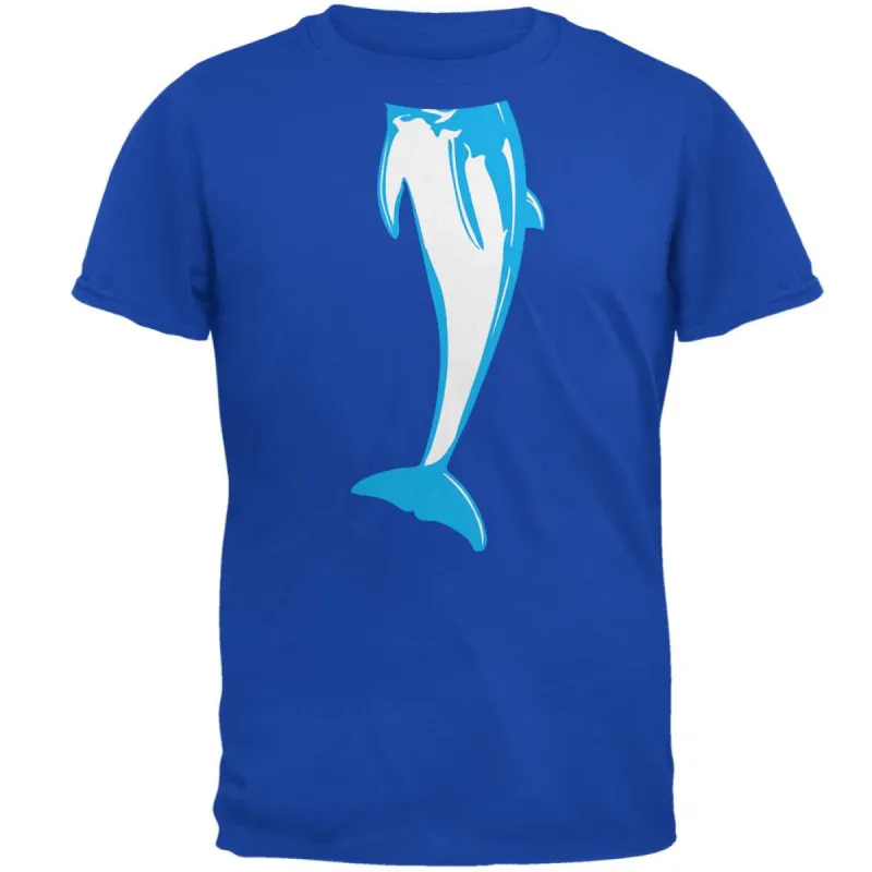Halloween Dolphin Body Costume Mens Soft T Shirt sold by Old Glory