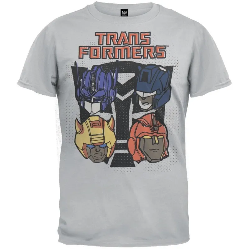 Transformers - Autobot Heads Logo T-Shirt sold by Old Glory