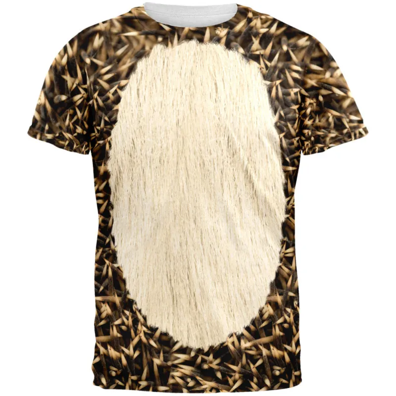 Halloween Hedgehog Costume All Over Adult T-Shirt made by Old Glory