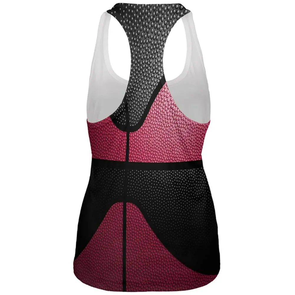 Championship Basketball Red and Black All Over Womens Work Out Tank Top sold by Old Glory product image thumbnail 2