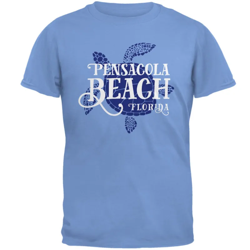 Summer Sun Sea Turtle Pensacola Beach Mens T Shirt sold by Old Glory