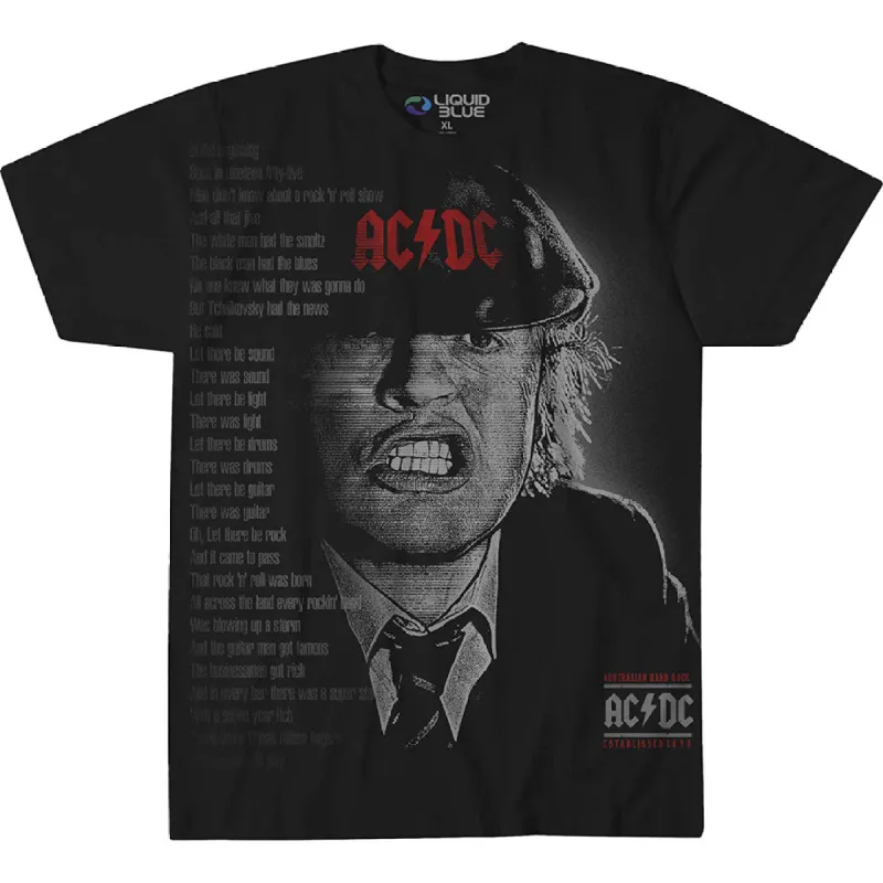 AC/DC - Big Face Angus Mens T Shirt sold by Old Glory