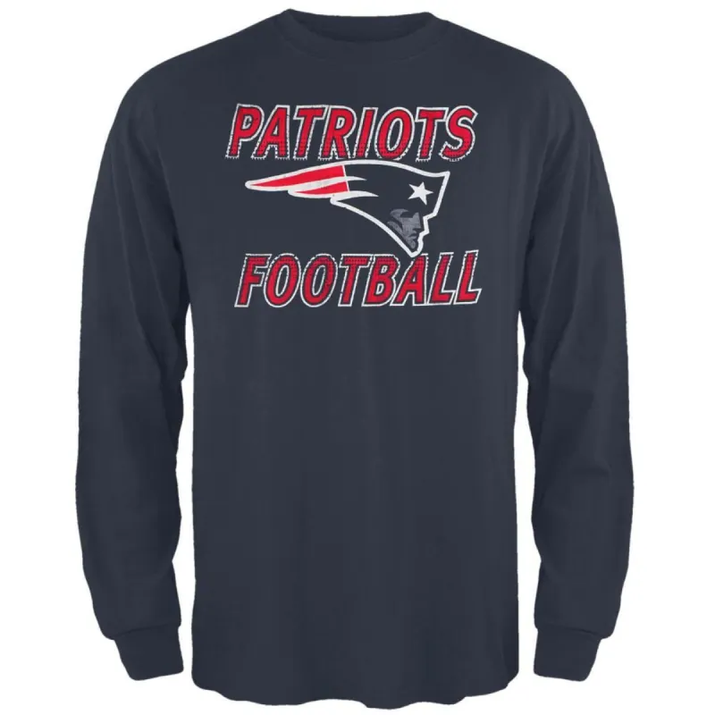 New England Patriots - Flanker Logo Premium Long Sleeve T-Shirt sold by Old Glory