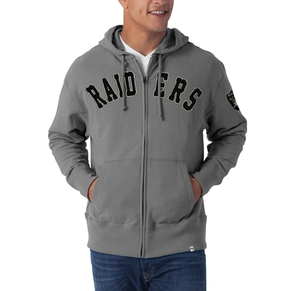 Oakland Raiders - Striker Full Zip Premium Hoodie sold by Old Glory
