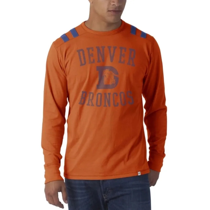 Denver Broncos - Bruiser Premium Long Sleeve T-Shirt sold by Old Glory