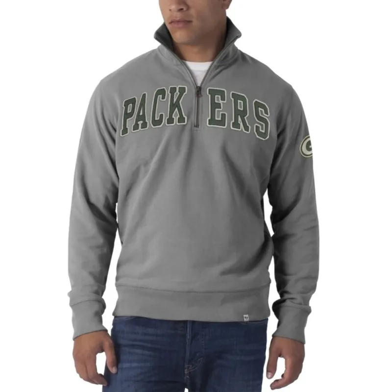 Green Bay Packers - Striker 1/4 Zip Premium Sweatshirt sold by Old Glory
