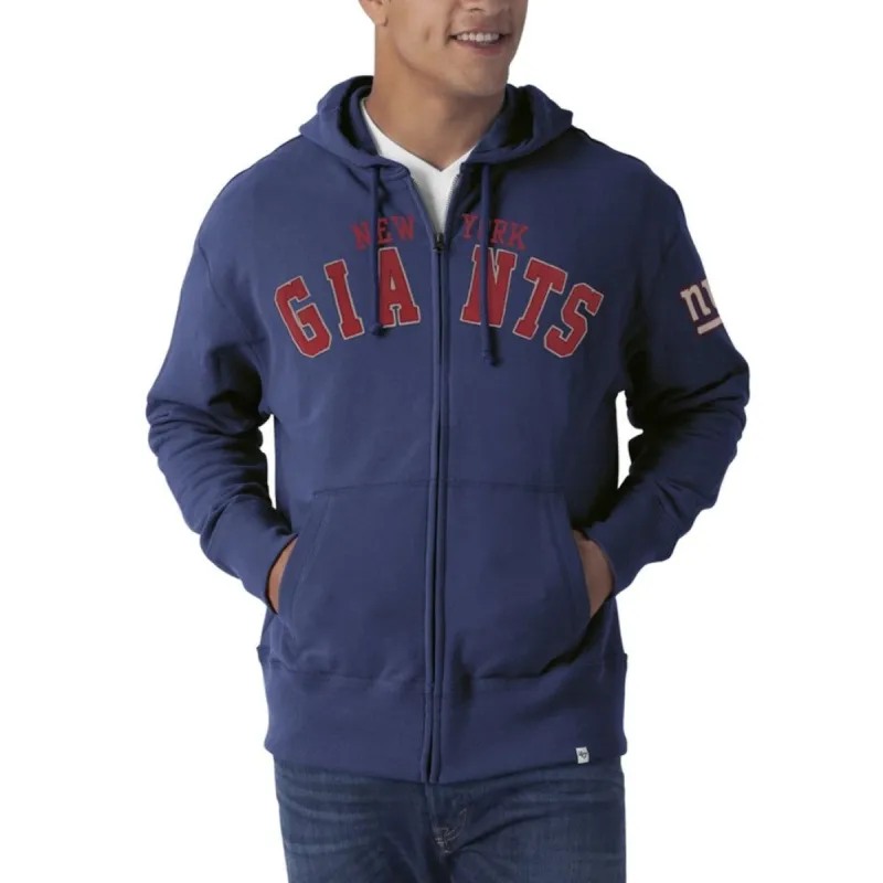 New York Giants - Striker Full Zip Premium Hoodie sold by Old Glory