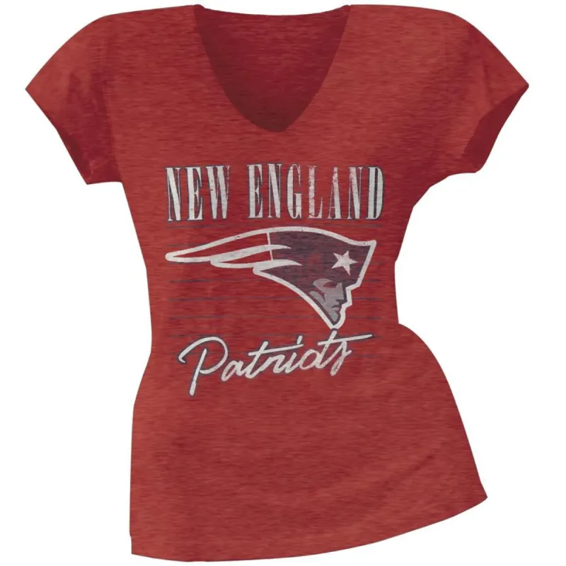 New England Patriots - Scrum Logo Premium Juniors T-Shirt sold by Old Glory