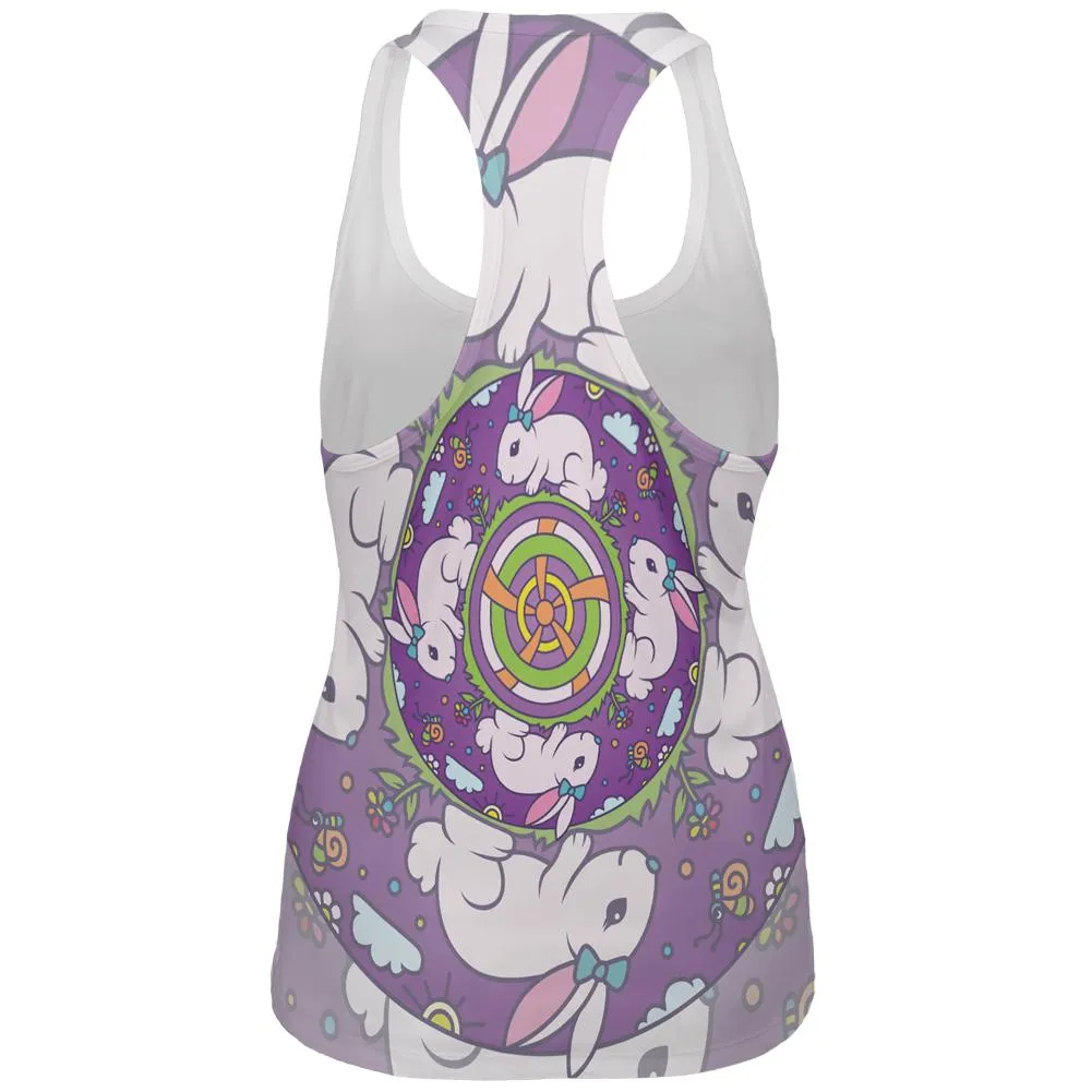 Mandala Trippy Stained Glass Easter Bunny All Over Womens Work Out Tank Top sold by Old Glory product image thumbnail 2