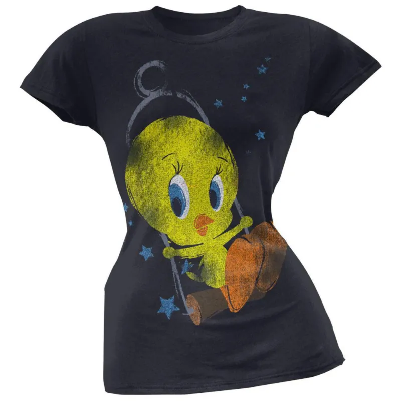 Looney Tunes - Tweety Swingin' Juniors T-Shirt sold by Old Glory