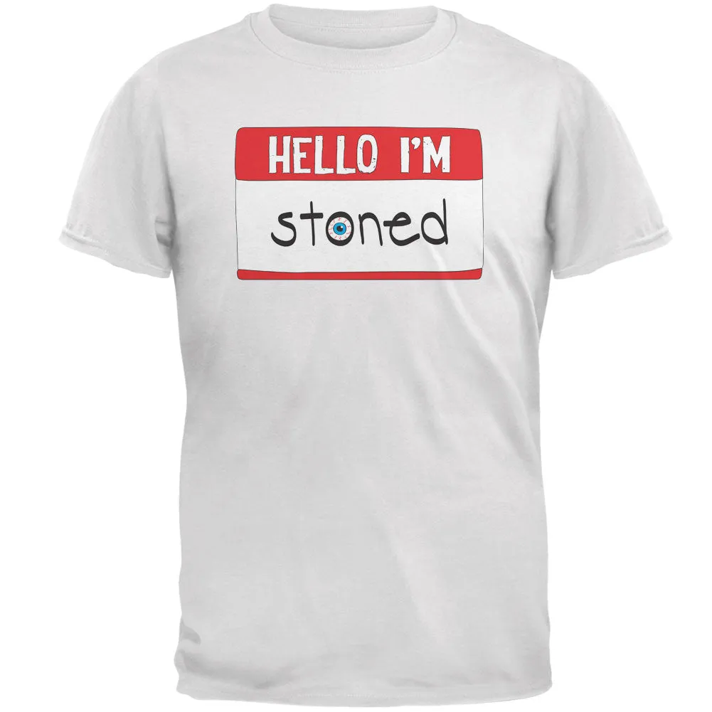 Halloween Hello I'm Stoned Mens T Shirt sold by Old Glory product image thumbnail 3