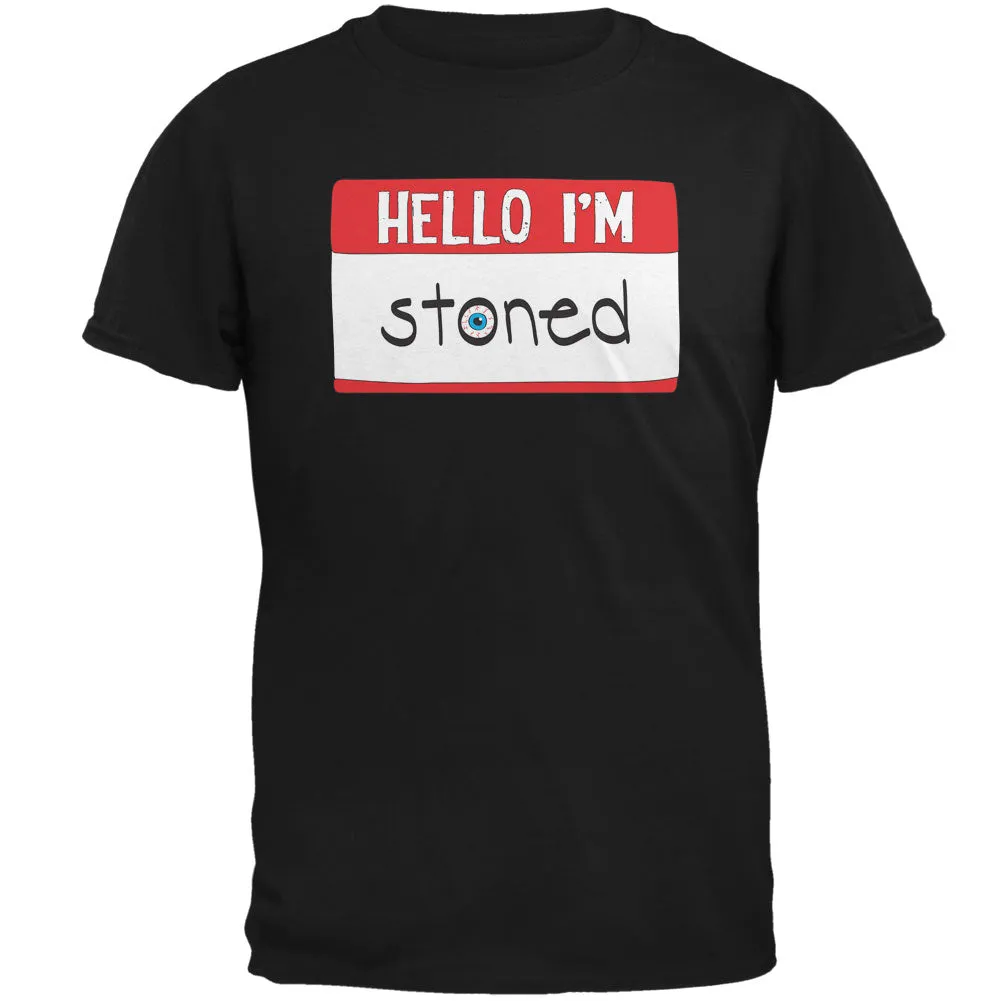 Halloween Hello I'm Stoned Mens T Shirt sold by Old Glory