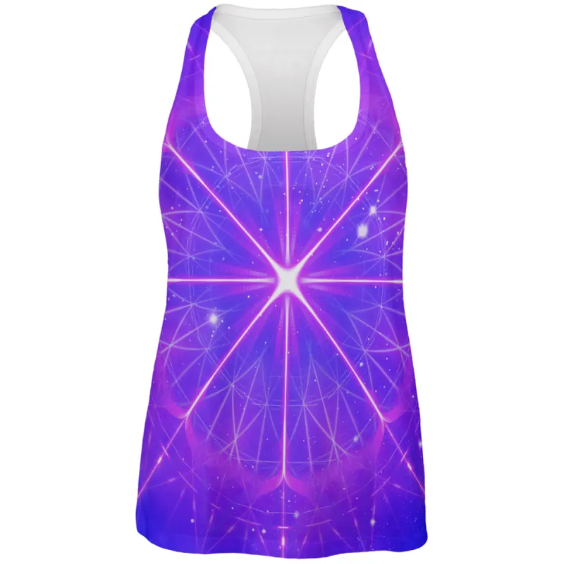 Celestial Gateway Fractal Mandala All Over Womens Work Out Tank Top sold by Old Glory