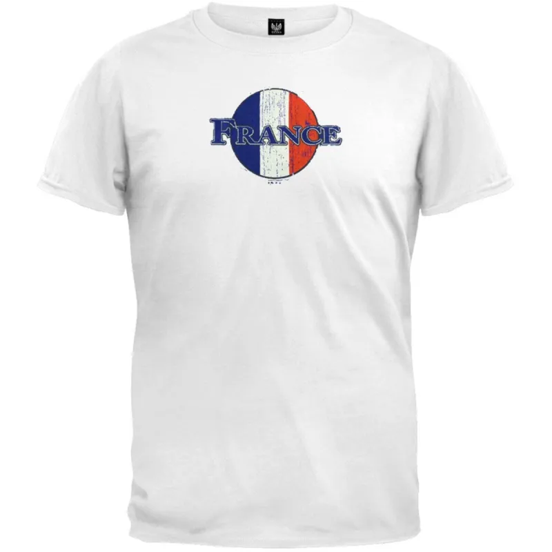 France Flag Logo T-Shirt sold by Old Glory