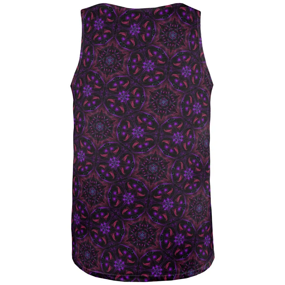 EDM Yogi Trippy Purple Mandala All Over Mens Tank Top sold by Old Glory product image thumbnail 2