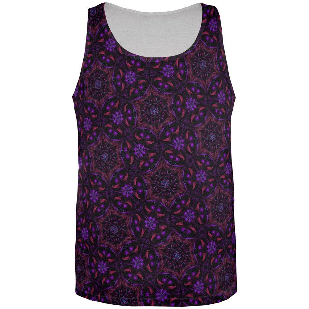 EDM Yogi Trippy Purple Mandala All Over Mens Tank Top sold by Old Glory